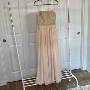Aiden Mattox Strapless Dress